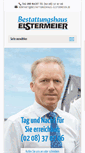 Mobile Screenshot of bestattungshaus-elstermeier.de